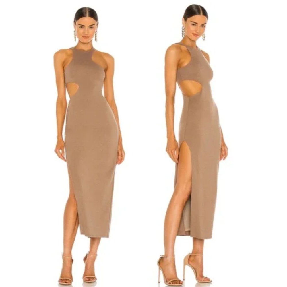 NWT Michael Costello X Revolve Rylan Cutout Midi Dress